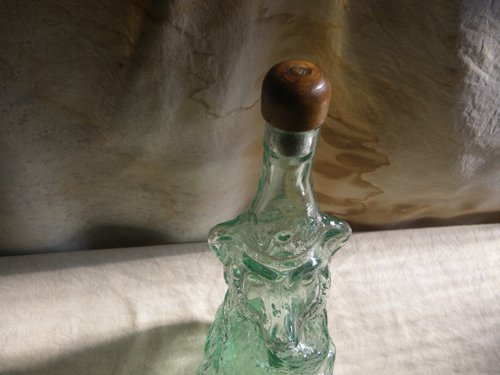 昔]初期のスペインのガラスのクマの瓶 - ショップ OLD-TIME 収納