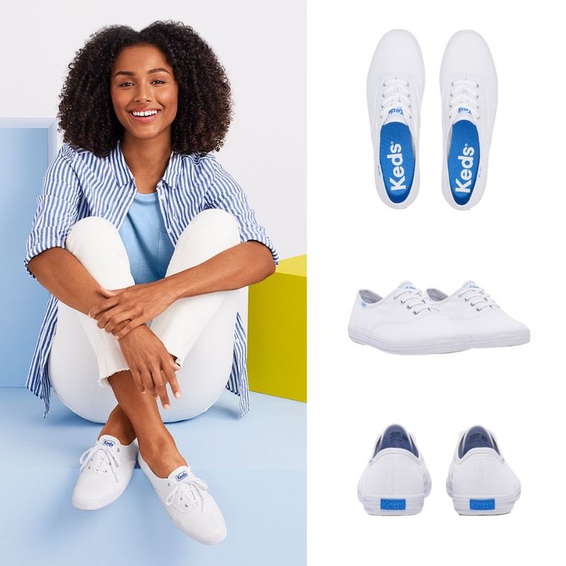 KEDS CHAMPION 品牌經典冠軍帆布鞋W110002(WF34000) - 女休閒鞋/帆布鞋 - 其他材質 