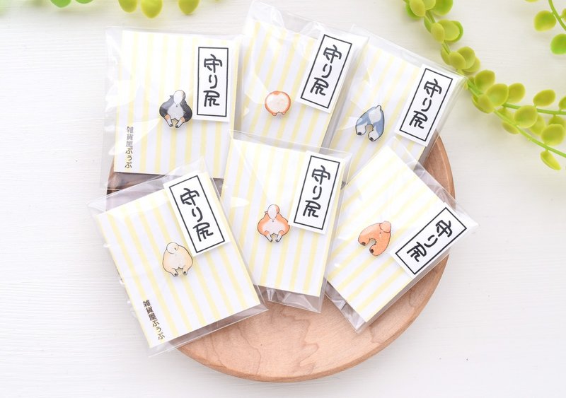 守り尻ピンバッチ - 其他 - 塑膠 多色