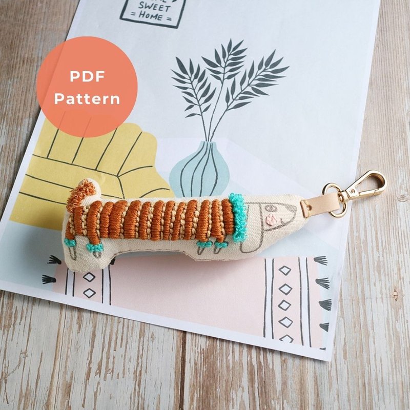 \刺繡PDF圖稿/ 萌寵動物園 -嚐嚐狗. 俄羅斯刺繡 - 手工藝教學/工具書 - 其他材質 