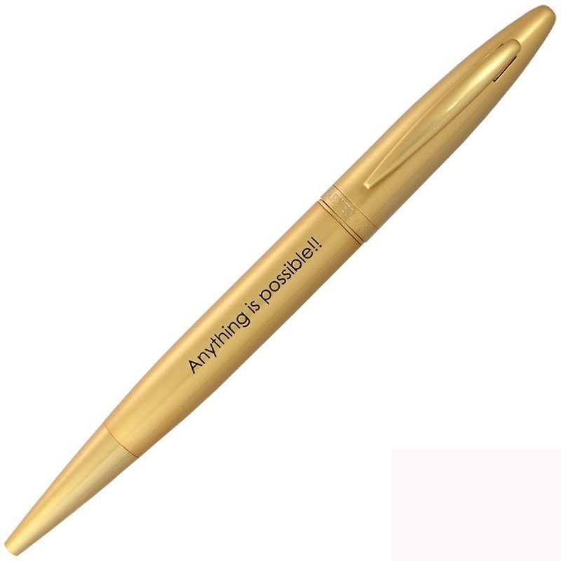 ARTEX life series introduction to life ballpoint pen Anything is possible! - ไส้ปากกาโรลเลอร์บอล - ทองแดงทองเหลือง สีทอง