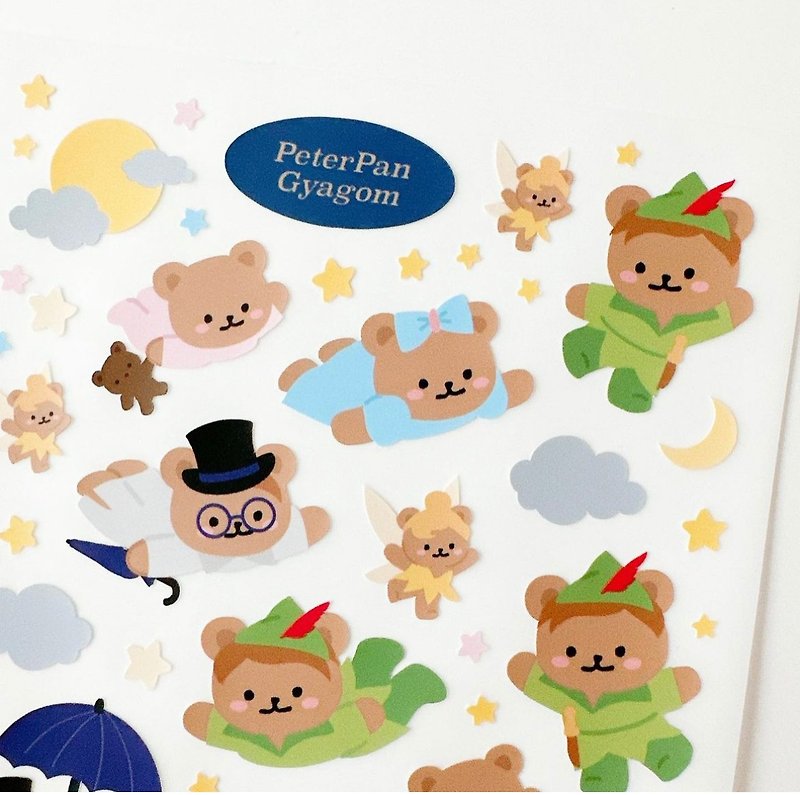 Doodle Bear x Peter Pan - Stickers - Paper Multicolor