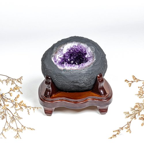 石之王 King Stones - 水晶天然石飾品、原礦 ESP 特級烏拉圭錢袋 040865