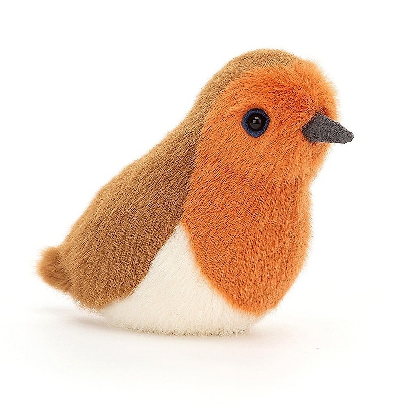 Birdling Robin 飛耀小鳥-知更鳥 - 公仔模型 - 聚酯纖維 橘色