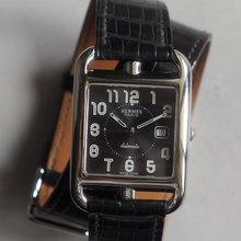 HERMES エルメス タンデム ウォッチ ドゥブルトゥール シルバー