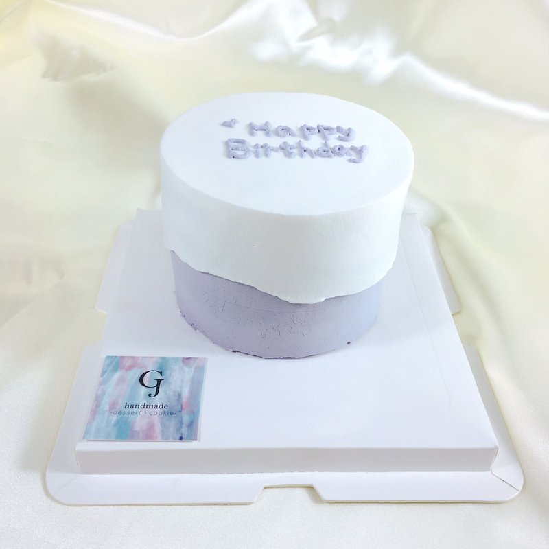 只想對妳說  生日蛋糕 客製 造型 手繪 情人節 4 6 8吋 宅配 - 蛋糕/甜點 - 新鮮食材 紫色