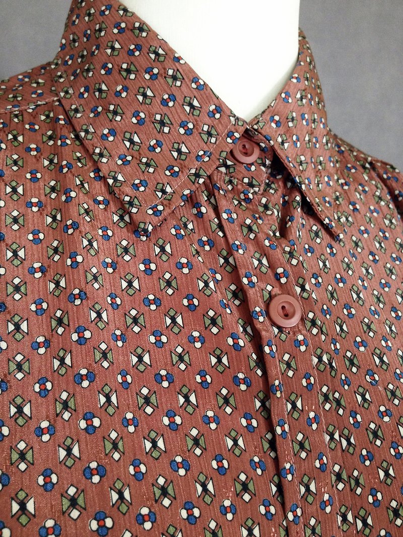 Ping-pong vintage [vintage shirt / Nippon totem textured vintage shirt] abroad back VINTAGE - Women's Shirts - Other Materials Multicolor