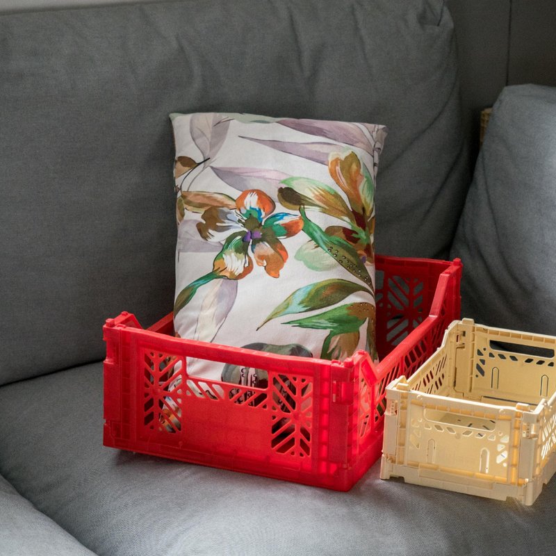 土耳其Aykasa折疊收納籃(M)-紅色 - 收納箱/收納用品 - 塑膠 