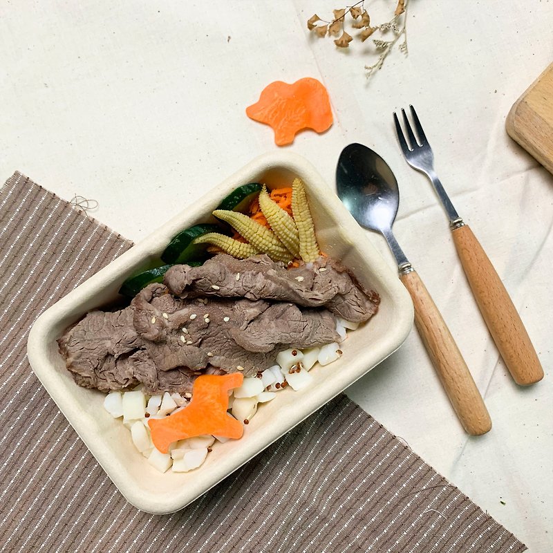 Yak Motoki Gasp Bento [Handmade Pet Bento] - Dry/Canned/Fresh Food - Fresh Ingredients Multicolor