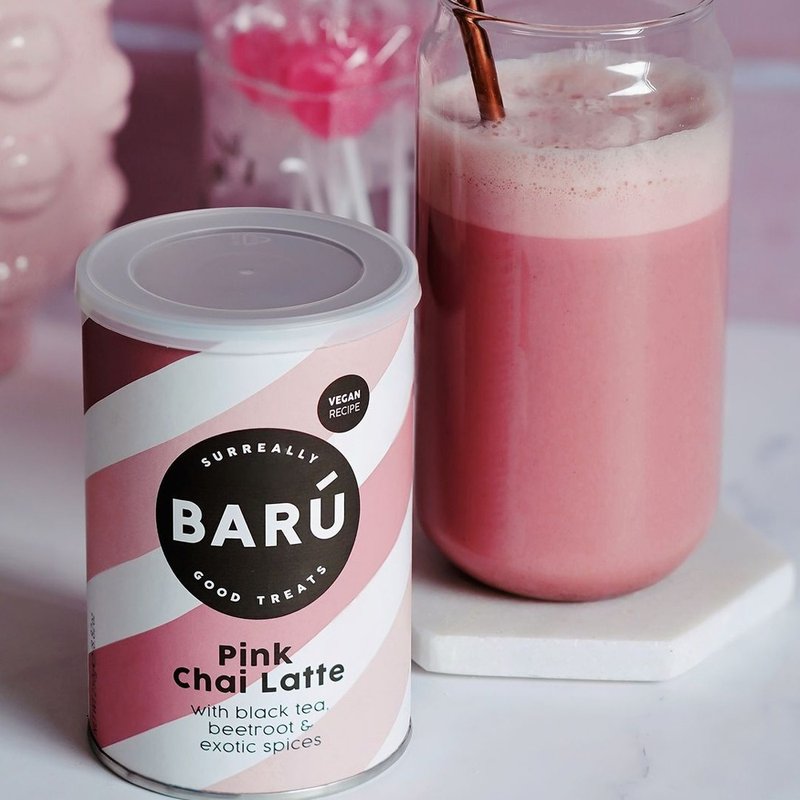 [Girl's Heart Drink] BARU Pink Latte 250g - อาหารเสริมและผลิตภัณฑ์สุขภาพ - กระดาษ 