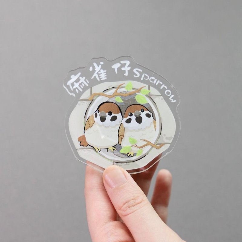 麻雀仔磁石貼 - 香港特色系列 - 磁鐵 - 塑膠 多色