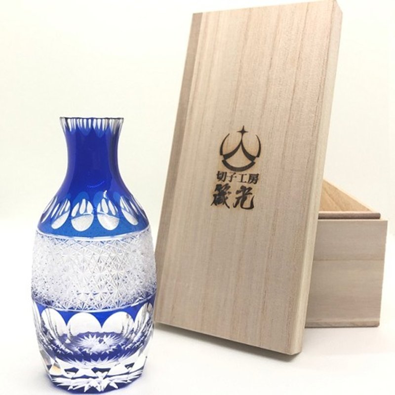 徳利・菊繋ぎと亀甲 - 茶壺/茶杯/茶具 - 玻璃 