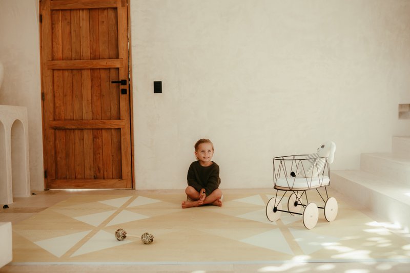 Toddlekind Kite Series Clever Game Floor Mat-Wheat Brown - Rugs & Floor Mats - Other Materials 