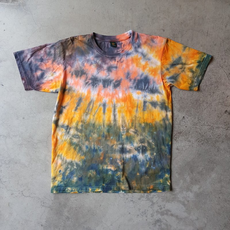 Beyond Light Years-Hand-dyed Cotton Tee L