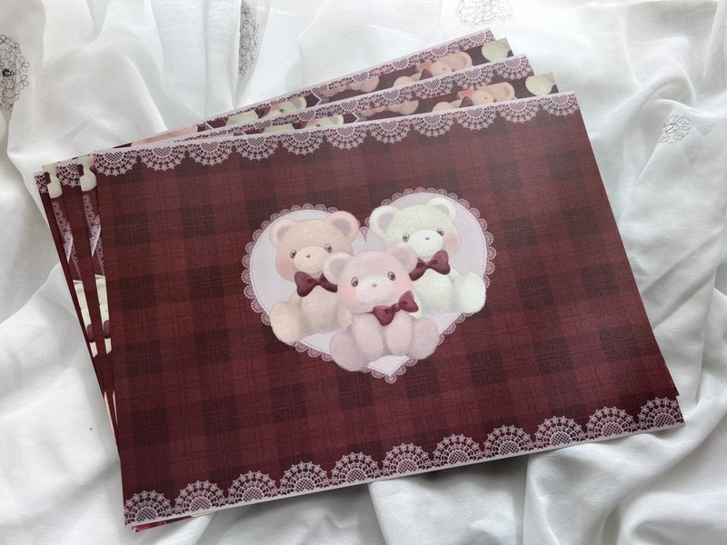 Valentine Bear_Red - Other - Paper Red