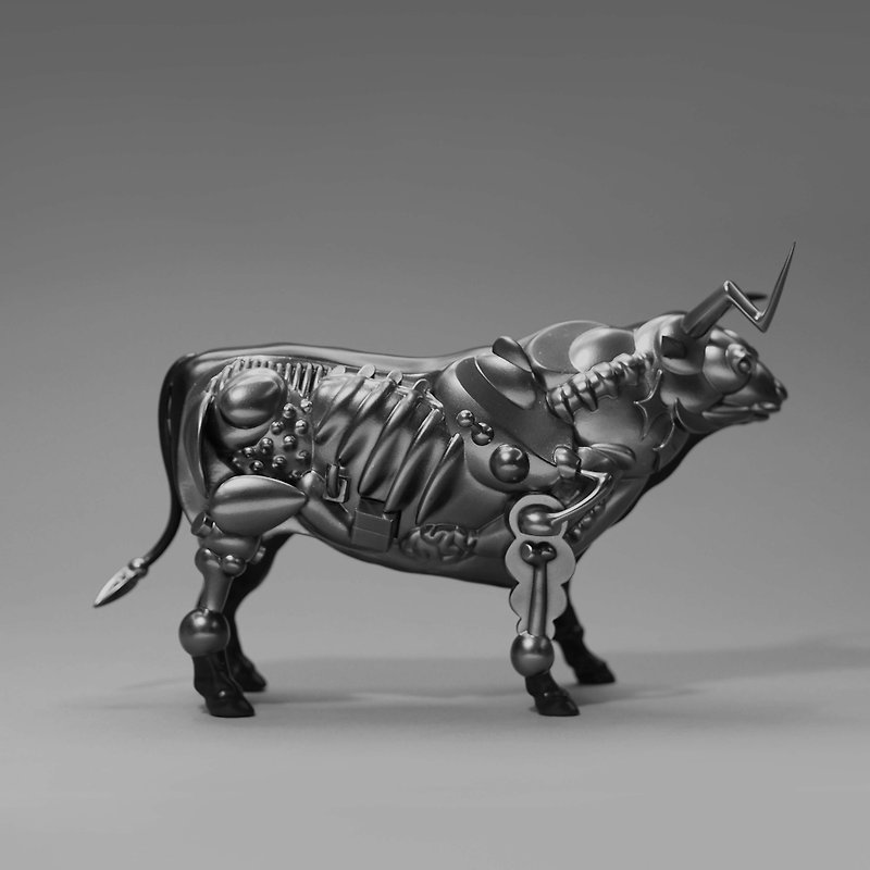 Resin Items for Display Black - 'THE OX' Resin Figure