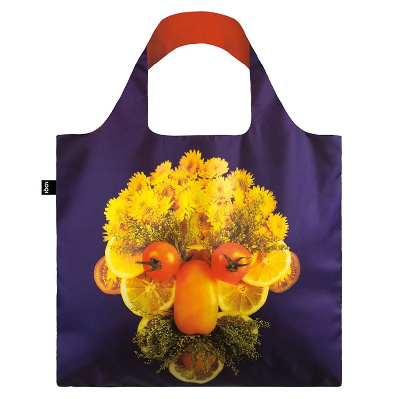 LOQI shopping bag-Uncle Sun FFGZ - กระเป๋าแมสเซนเจอร์ - เส้นใยสังเคราะห์ สีม่วง