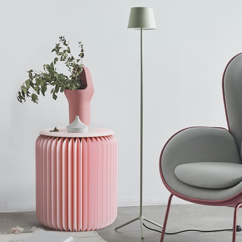 Organ Bench Coral Pink - เก้าอี้โซฟา - กระดาษ สึชมพู