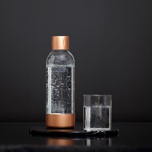 芬蘭 mysoda 氣泡水機 芬蘭【mysoda】1L Premium專用水瓶-古銅金