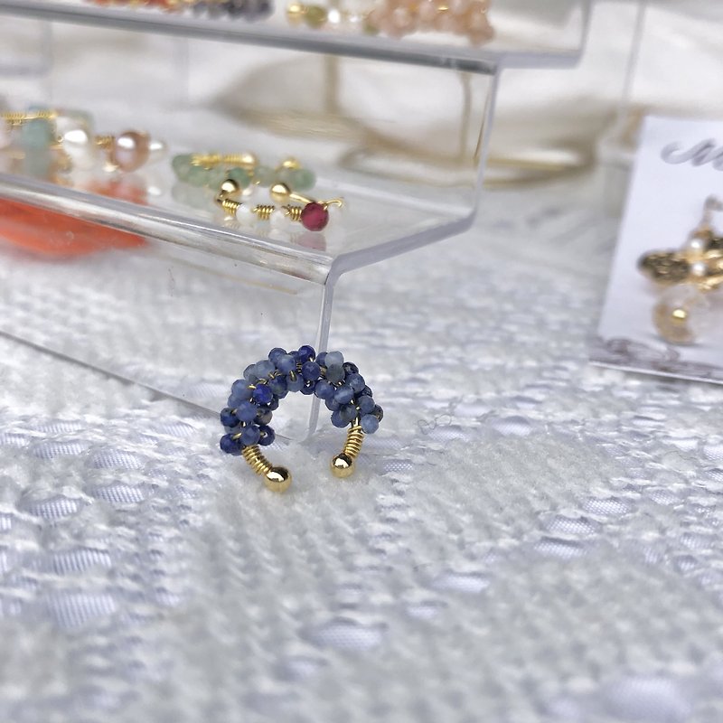Gemstone/Crystal ear cuff - Earrings & Clip-ons - Gemstone 