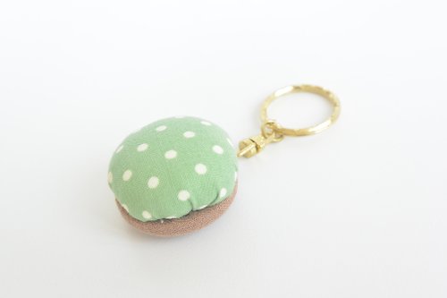 alma-handmade 軟綿綿鑰匙圈-綠水玉