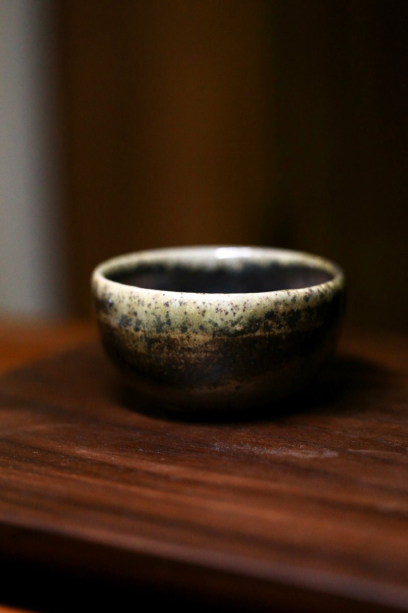 【 柴燒 】斑紋流釉 小杯 茶杯 酒杯 品茗杯 - 茶壺/茶杯/茶具 - 陶 咖啡色