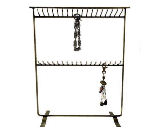 希少！アンティーク ゴールド金属製 アクセサリー&小物ホルダー 店舗ディスプレイ 楽天市場】アクセサリーホルダー アンティーク調 フレーム