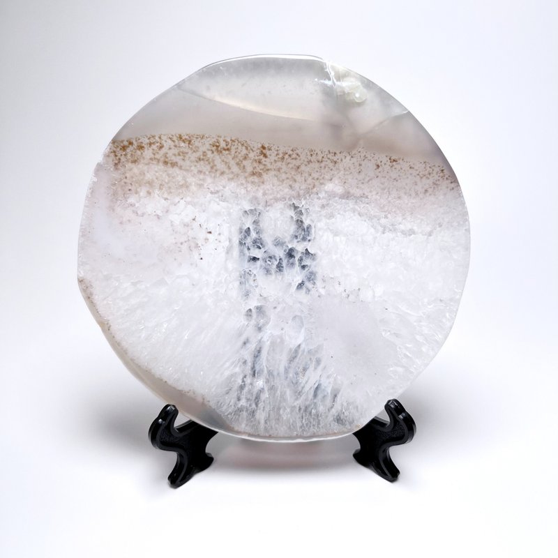 散歩。原石、絵一枚、物品、装飾品、癒しの贈り物 l メノウチップバーストチップ l - 置物 - 翡翠 多色