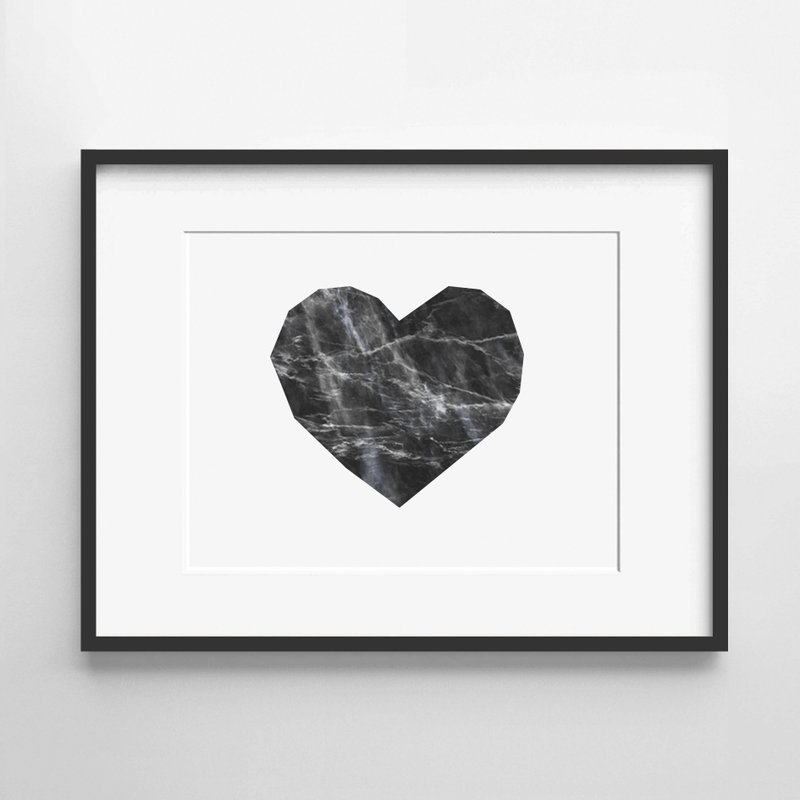 Dark Grey print #4 畫 佈置 擺飾 臥室 浴室 餐廳 咖啡廳 - 擺飾/家飾品 - 紙 