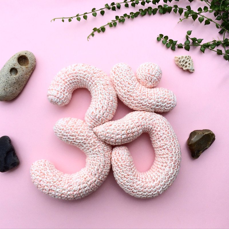 編織立體梵文om掛飾 - 擺飾/家飾品 - 棉．麻 
