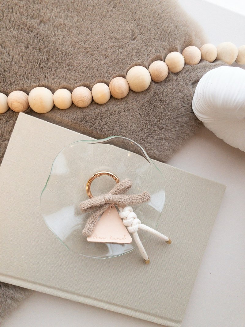 リボンキーリング - 鑰匙圈/鑰匙包 - 棉．麻 