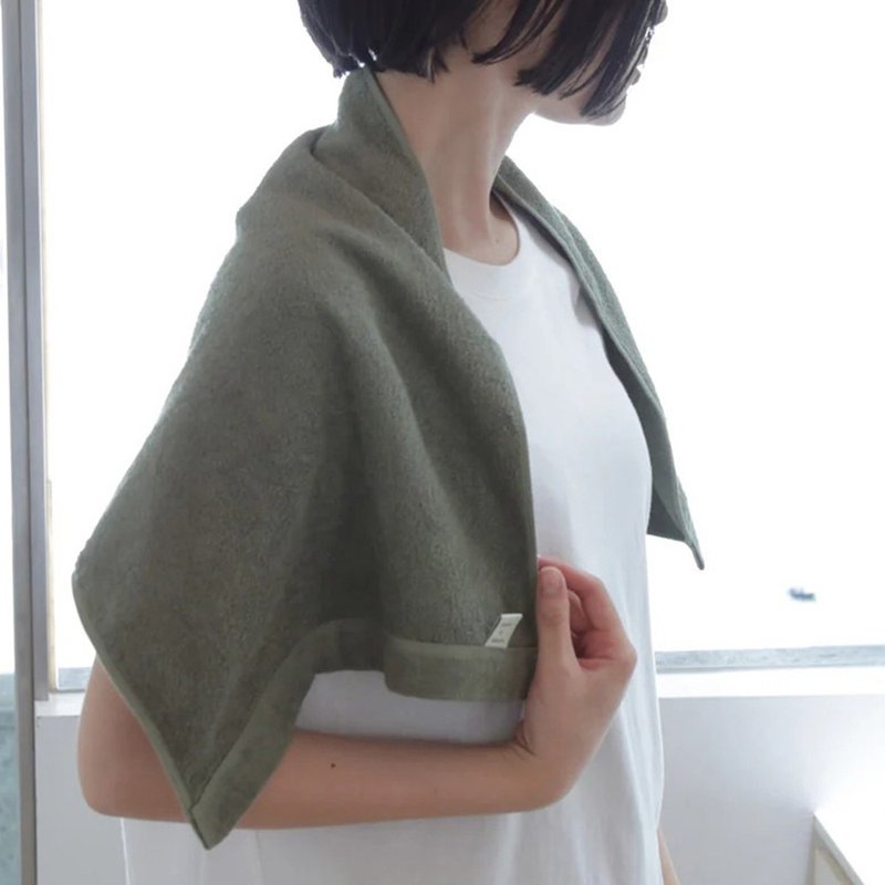 【日本ideaco】日製薄型快乾吸水毛巾-34x90cm-多色可選 - 毛巾/浴巾 - 棉．麻 多色