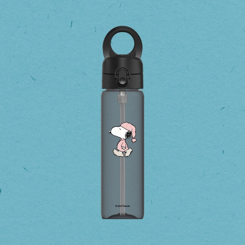 AquaStand磁吸水壺Tritan800ml(附吸管)|史努比/Snoopy穿睡衣 - 手機/平板支架 - 塑膠 多色