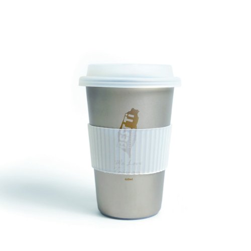 BEST Ti 【BEST Ti】熱愛系列-愛臺灣 霧面鈦原色 純鈦隨行杯 450ml