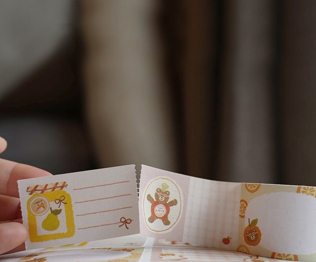 果香野餐 | メモロール式付箋 ラベルシール 便箋 - ショップ Hello