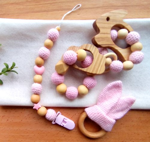 BabyMobileBalls Crochet Baby Rattle, Animals Baby Rattle, Baby Girl Rattle, Baby Rattle Set,