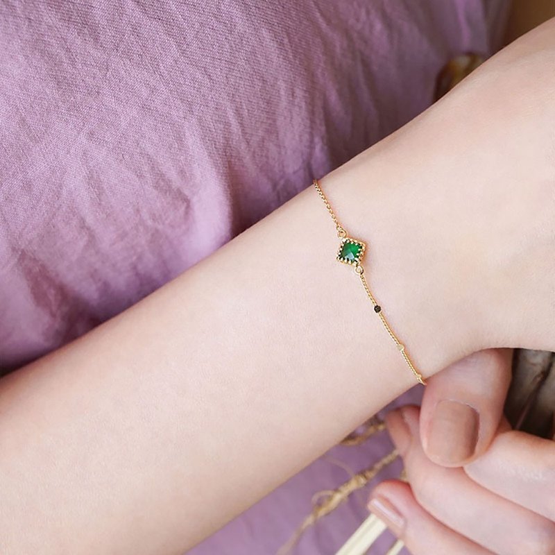 Fortune Green] Bracelet - Bracelets - Gemstone 