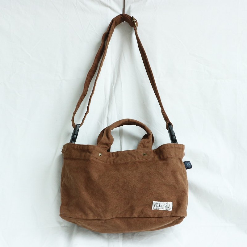 Buggy Bag [Chocolat, 2024 Fall/Winter Limited Edition Color] (VC-43) - กระเป๋าถือ - ผ้าฝ้าย/ผ้าลินิน สีนำ้ตาล