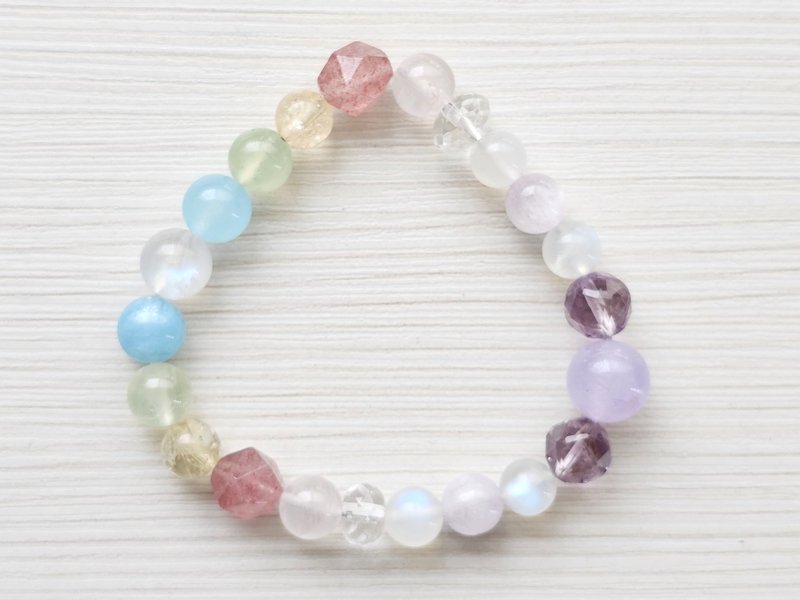 心輪頂輪加強水晶魅力少女款 - 手鍊/手環 - 水晶 