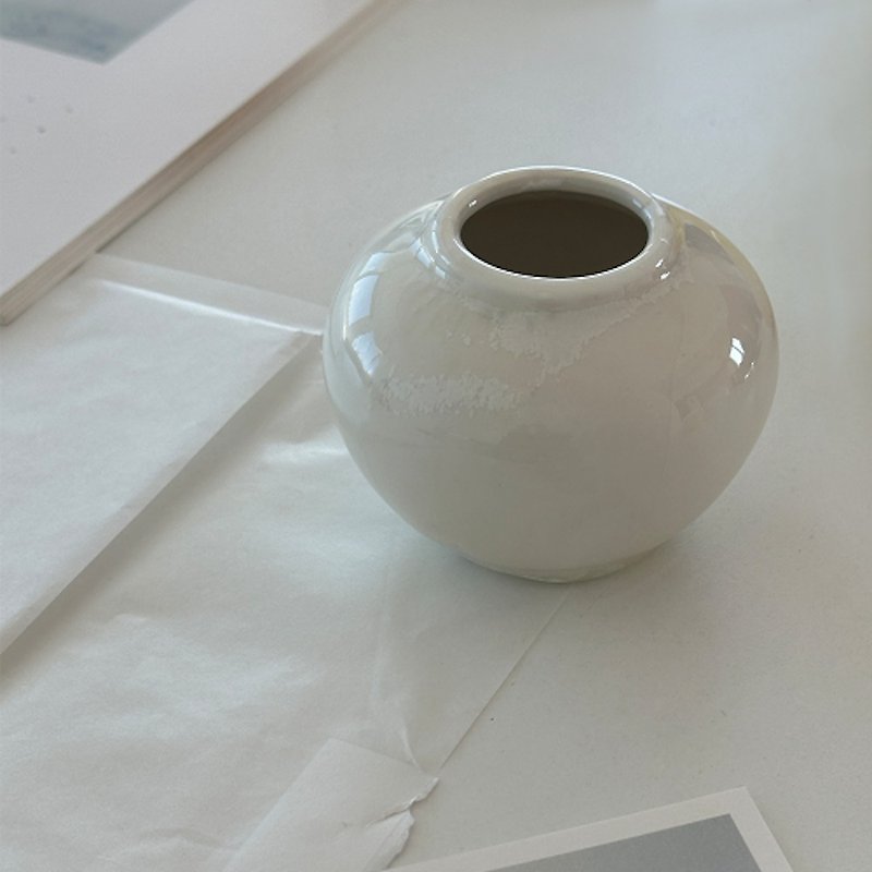 MINI MOON JAR - Other - Pottery White