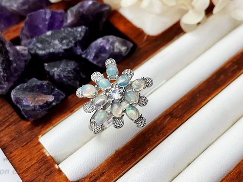 Pine St. Jewelry 松樹街輕奢珠寶 天然歐泊 澳寶 蛋白石 幻彩 戒指