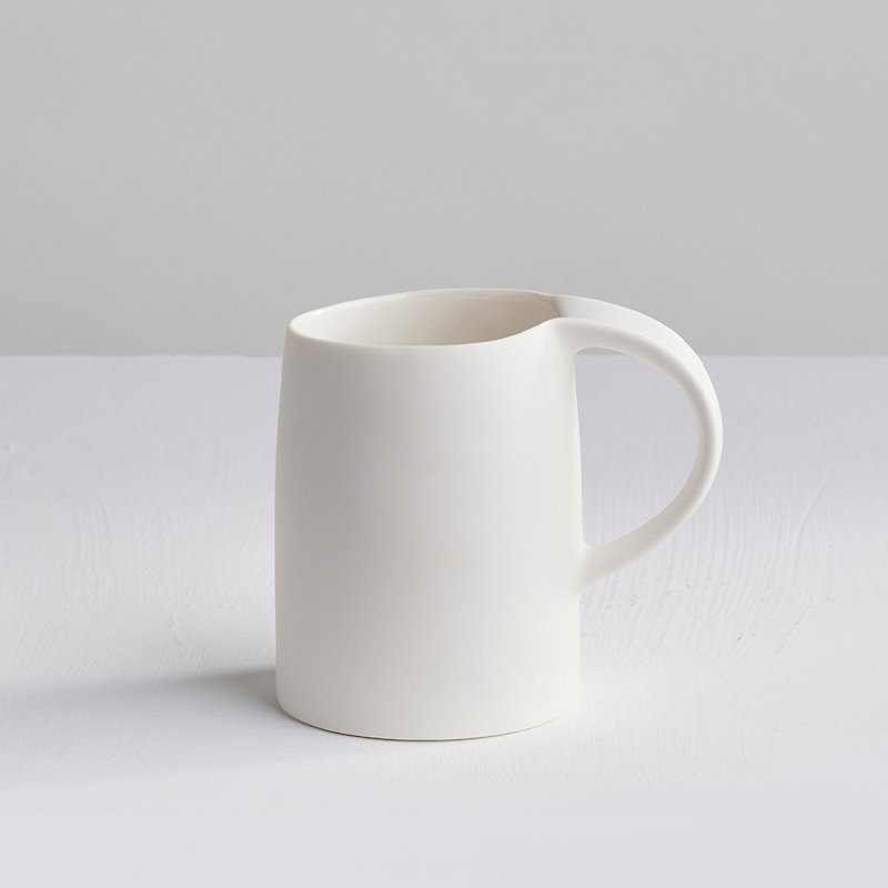 【3,co】水波馬克杯 - 白 - 咖啡杯/馬克杯 - 瓷 白色