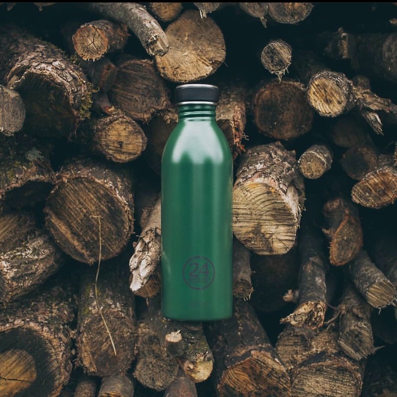 [Defective Products] 24 Bottles [URBAN Ultra Lightweight Feather Series] Forest Green-Stainless Steel Bottle - กระติกน้ำ - สแตนเลส สีแดง
