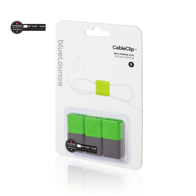 Bluelounge CableClip 繞線器 細 6粒裝 - 捲線器/電線收納 - 矽膠 多色