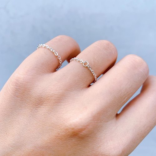 ciao metal design 925純銀 / 閃亮精緻 • 太陽花 • 鍊戒指