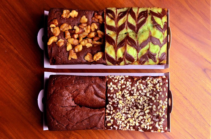 [Mr. Takamatsu handmade brownie monopoly] 10 kinds of combinations ☆ double fight brownie - เค้กและของหวาน - อาหารสด หลากหลายสี