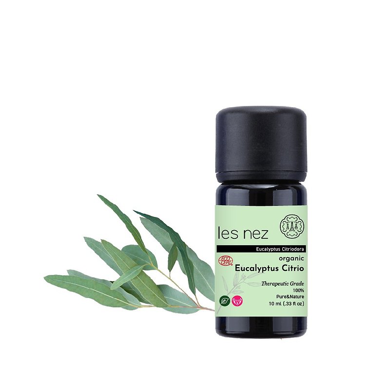[Les nez scented nose] Natural and organic lemon eucalyptus pure essential oil 10ML - น้ำหอม - น้ำมันหอม สีดำ