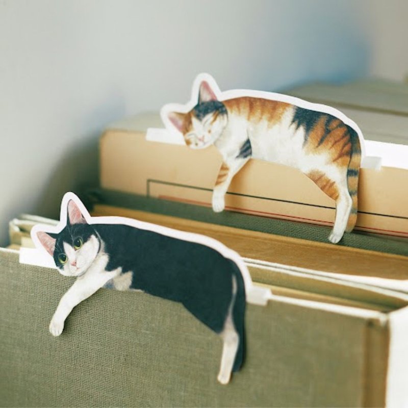 【Cat Department】Lazy cat-shaped note paper - Sticky Notes & Notepads - Paper 