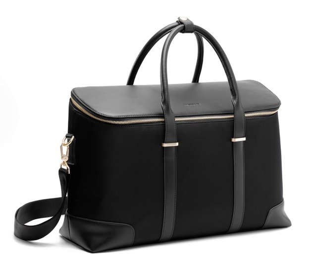 THE MAVERICK Personalized Men's Leather Weekender Duffle Bag