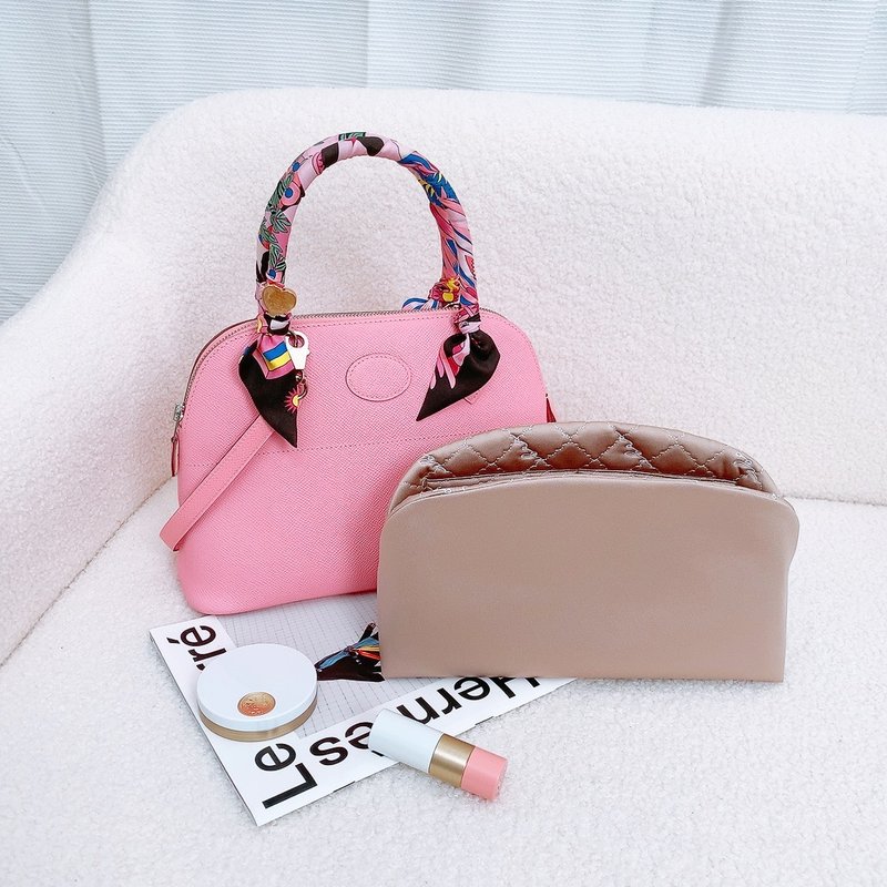 ibao 愛包喬莉包內袋Hermes Bolide mini.25.27.31內膽包/包中包 - 化妝包/收納袋 - 其他材質 金色